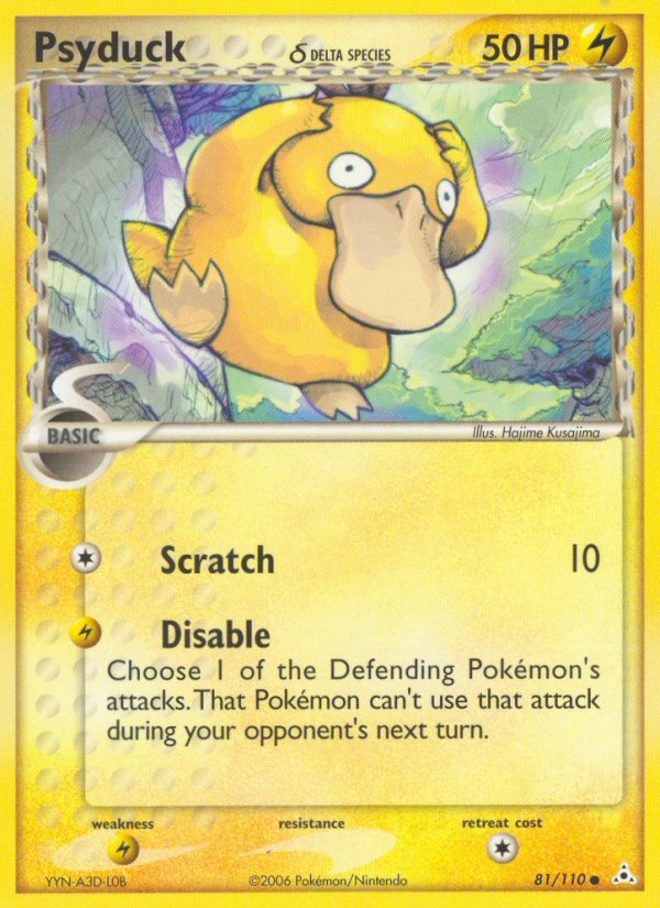 Psyduck (81/110) (Delta Species) [EX: Holon Phantoms] 