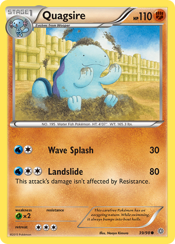 Quagsire (39/98) [XY: Ancient Origins] 
