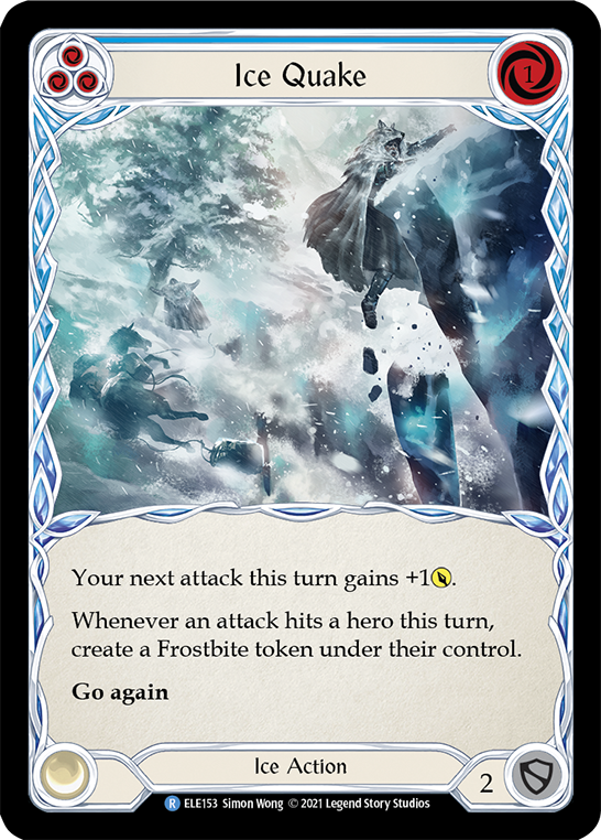 Ice Quake (Blue) [ELE153] (Tales of Aria) 1st Edition Normal 