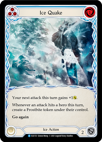 Ice Quake (Blue) [ELE153] (Tales of Aria) 1st Edition Normal 