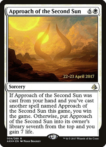 Approach of the Second Sun [Amonkhet Prerelease Promos] 