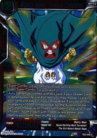 Mighty Mask, Powers Combined (TB2-008) [World Martial Arts Tournament] 