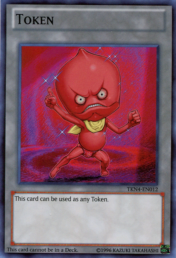 Ojama Token (Red) [TKN4-EN012] Super Rare 