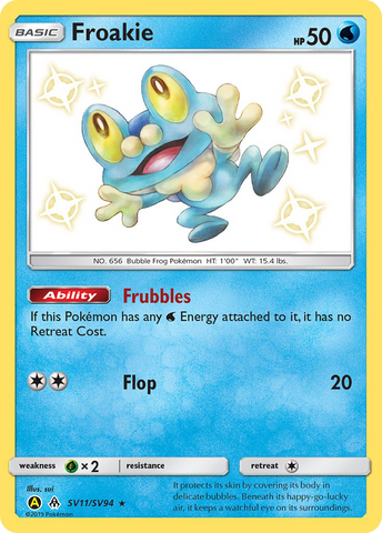 Froakie (SV11/SV94) [Sun &amp; Moon: Hidden Fates - Shiny Vault] 