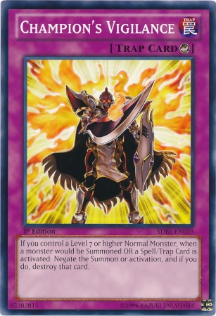 Champion's Vigilance [SDBE-EN039] Common 