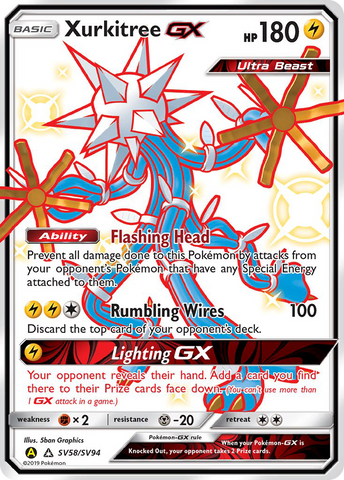 Xurkitree GX (SV58/SV94) [Sun &amp; Moon: Hidden Fates - Shiny Vault] 
