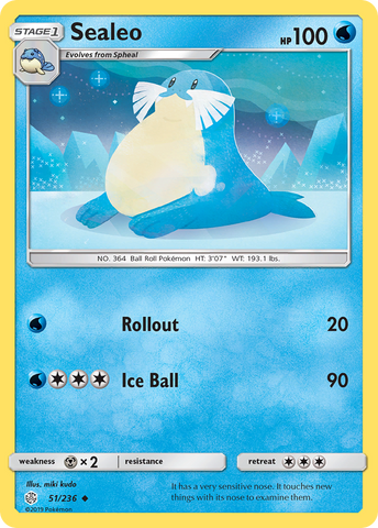 Sealeo (51/236) [Sun &amp; Moon: Cosmic Eclipse] 