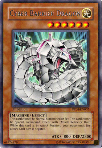 Cyber ​​Barrier Dragon [DP04-EN002] Rare 