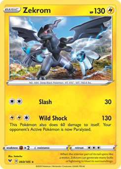 Zekrom (060/185) [Sword & Shield: Vivid Voltage]