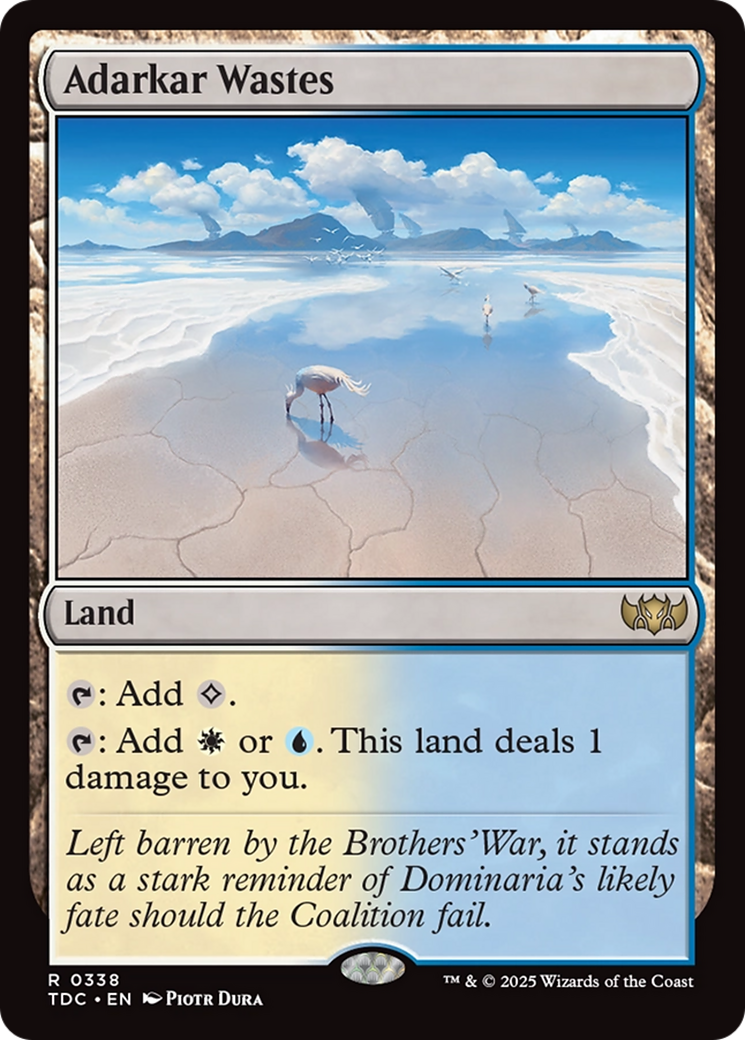Adarkar Wastes [Tarkir: Dragonstorm Commander] 