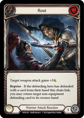 Rout [WTR120-S] (Welcome to Rathe) Alpha Print Rainbow Foil 