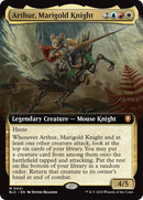 Arthur, Marigold Knight (Extended Art) [Bloomburrow Commander] 