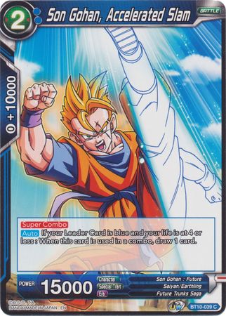 Son Gohan, Accelerated Slam (BT10-039) [Rise of the Unison Warrior 2nd Edition] 