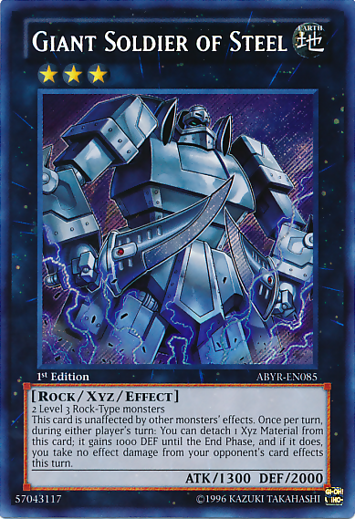 Giant Soldier of Steel [ABYR-EN085] Secret Rare 