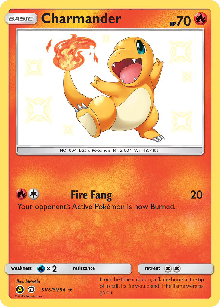Charmander (SV6/SV94) [Sun &amp; Moon: Hidden Fates - Shiny Vault] 