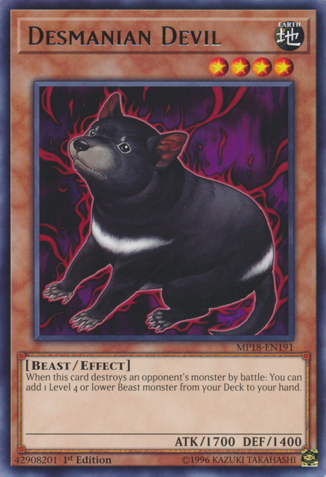 Desmanian Devil [MP18-EN191] Rare 