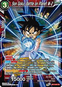 Son Goku, Battle on Planet M-2 (BT17-007) [Ultimate Squad] 