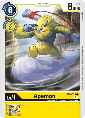 Apemon [BT6-038] [Double Diamond] 