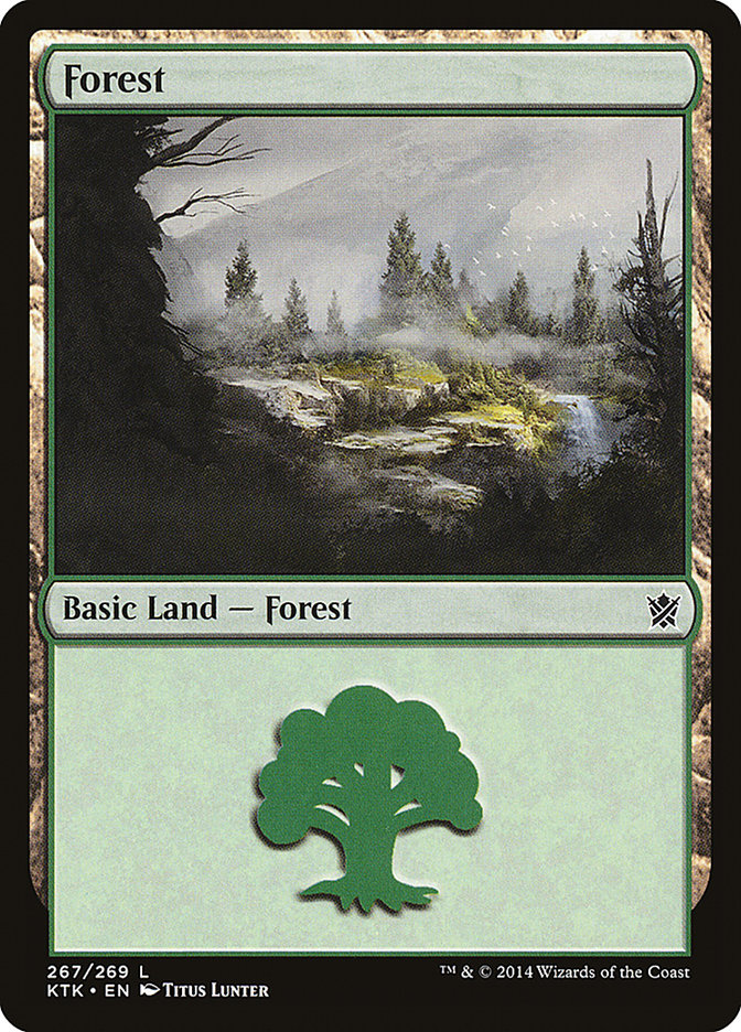 Forest (267) [Khans of Tarkir] 