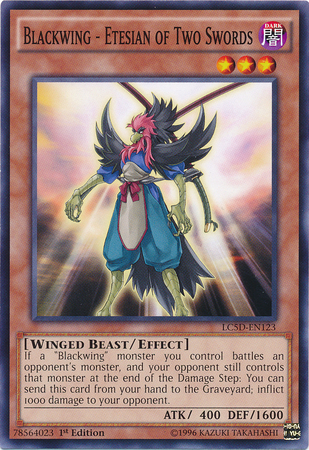 Blackwing - Etesian of Two Swords [LC5D-EN123] Common 