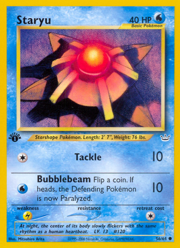 Staryu (56/64) [Neo Revelation 1st Edition] 