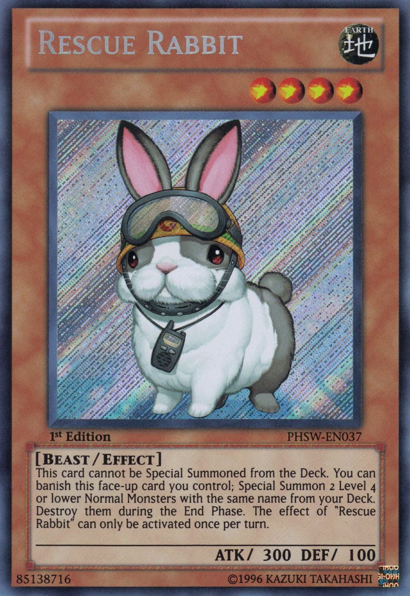 Rescue Rabbit [PHSW-EN037] Secret Rare 