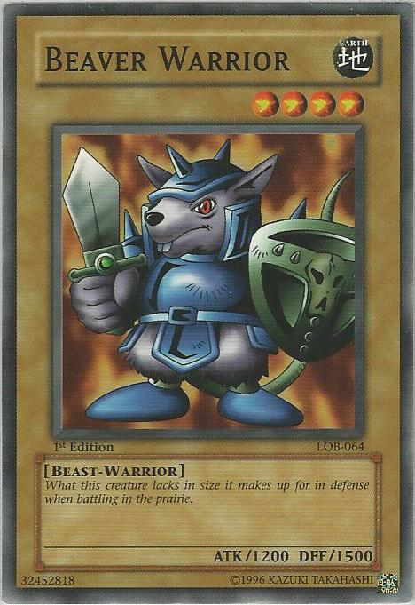Beaver Warrior [LOB-064] Common 