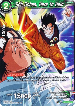 Son Gohan, Here to Help (BT11-077) [Vermilion Bloodline 2nd Edition] 