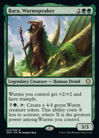 Baru, Wurmspeaker [Dominaria United Commander] 
