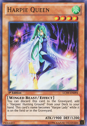 Harpie Queen [LCJW-EN094] Ultra Rare 