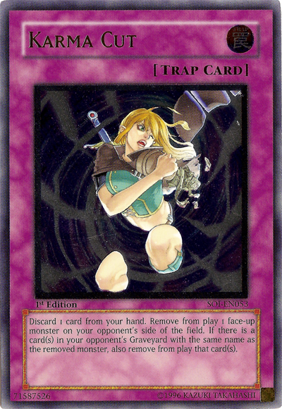 Karma Cut (UTR) [SOI-EN053] Ultimate Rare 