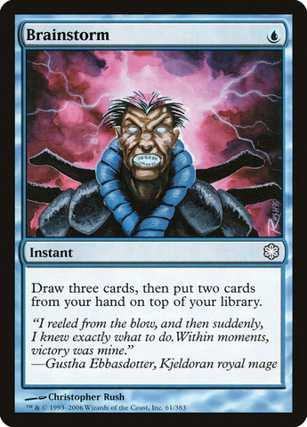 Brainstorm [Coldsnap Theme Decks] 