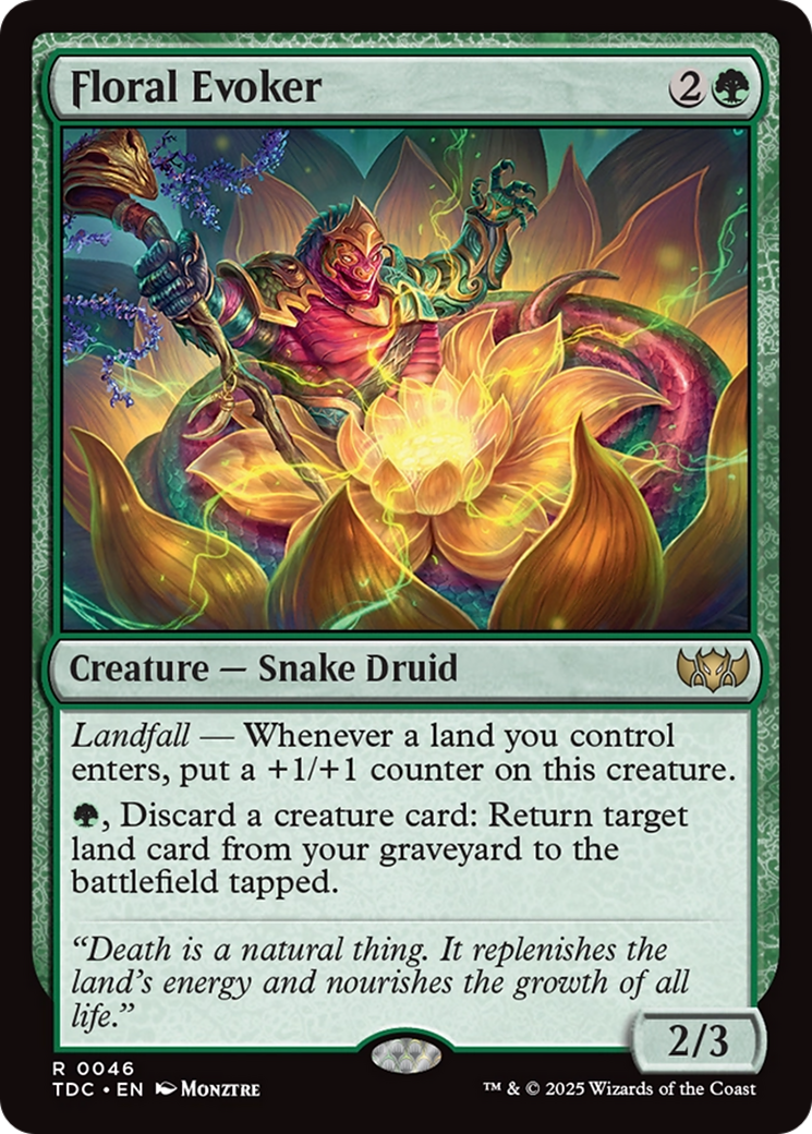 Floral Evoker [Tarkir: Dragonstorm Commander] 