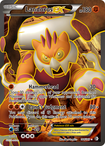 Landorus EX (144/149) [Black &amp; White: Boundaries Crossed] 