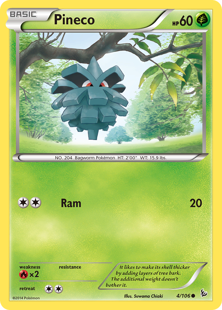 Pineco (4/106) [XY: Flashfire] 