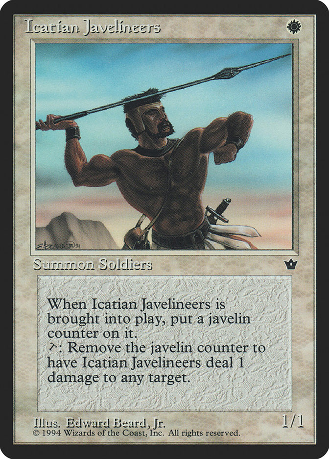 Icatian Javelineers (Edward P. Beard, Jr.) [Fallen Empires] 