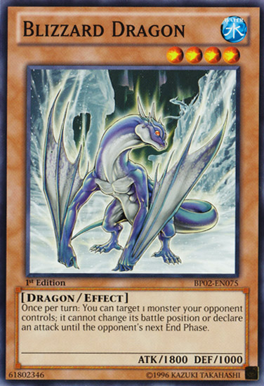 Blizzard Dragon [BP02-EN075] Mosaic Rare 