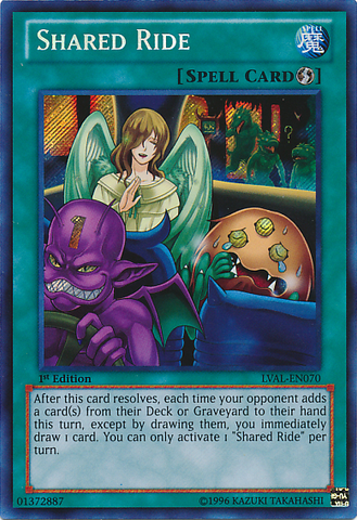 Shared Ride [LVAL-EN070] Secret Rare 