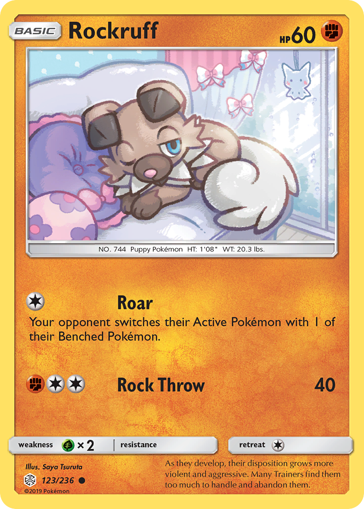 Rockruff (123/236) [Sun &amp; Moon: Cosmic Eclipse] 