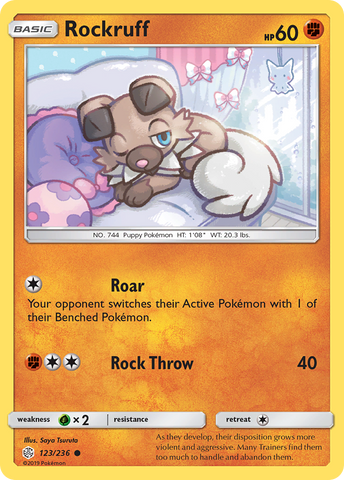 Rockruff (123/236) [Sun &amp; Moon: Cosmic Eclipse] 