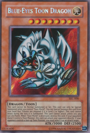 Blue-Eyes Toon Dragon [SRL-000] Secret Rare 