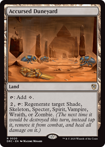 Accursed Duneyard [Aetherdrift Commander] 