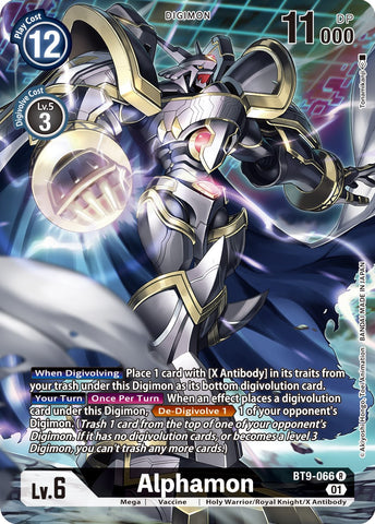 Alphamon [BT9-066] (Alternate Art) [X Record] 