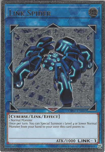 Link Spider [OP07-EN002] Ultimate Rare 