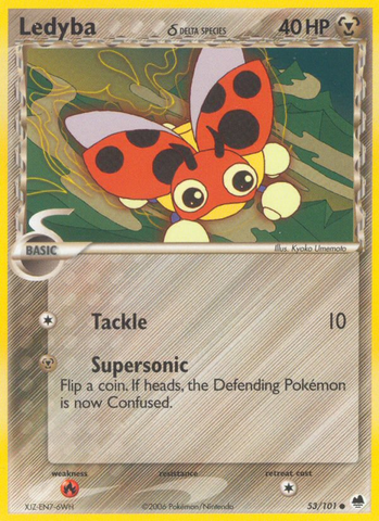 Ledyba (53/101) (Delta Species) [EX: Dragon Frontiers] 