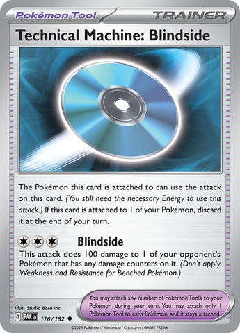 Technical Machine: Blindside (176/182) [Scarlet &amp; Violet: Paradox Rift] 