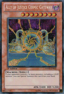 Ally of Justice Cosmic Gateway [HA02-EN022] Secret Rare 