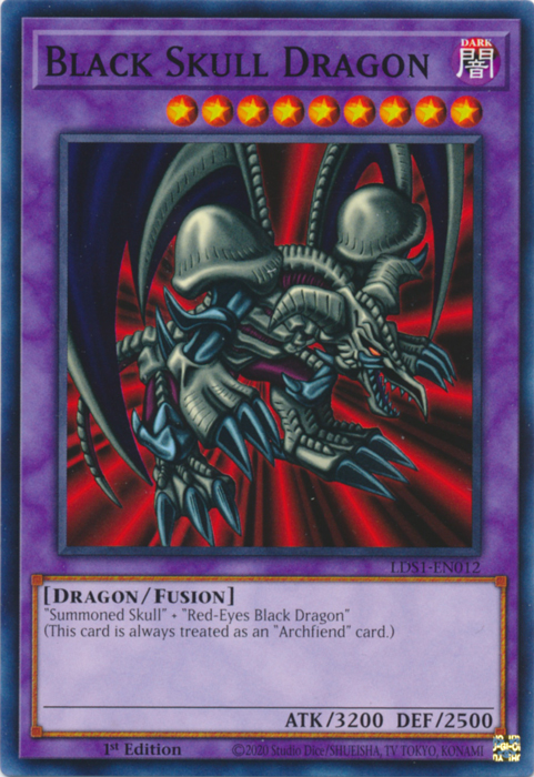 Black Skull Dragon [LDS1-EN012] Common 