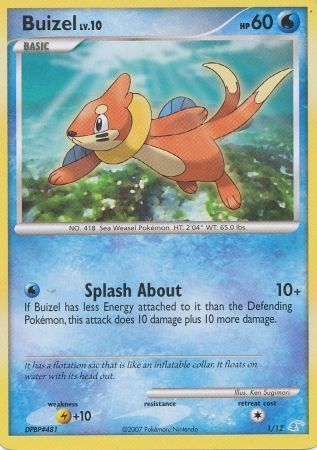 Buizel (1/12) [Diamond &amp; Pearl: Trainer Kit - Manaphy] 