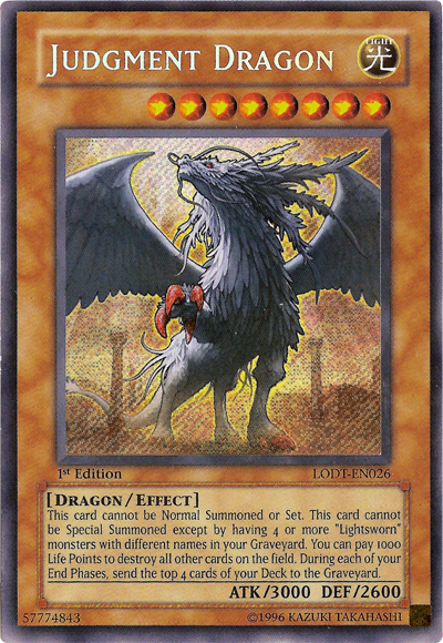 Judgment Dragon [LODT-EN026] Secret Rare 